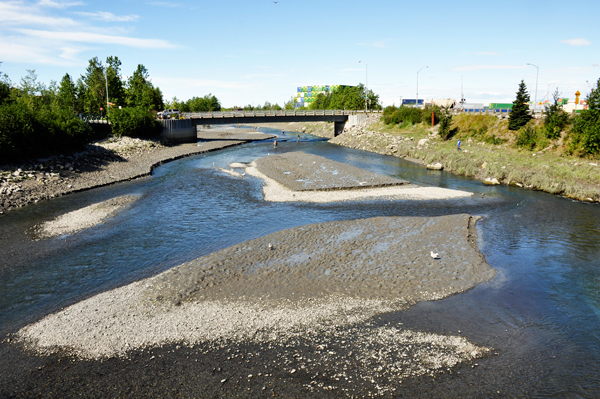 Ship Creek fishing spot
